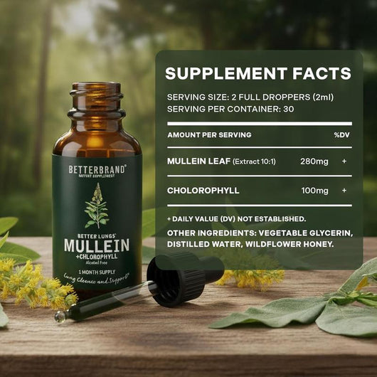 Mullein + Chlorophyll Lung Drops