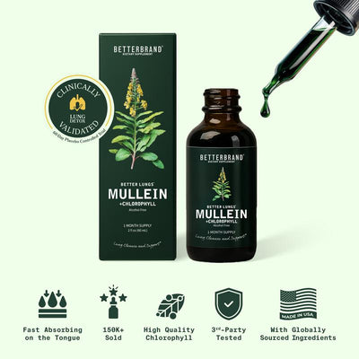 Mullein + Chlorophyll Lung Drops